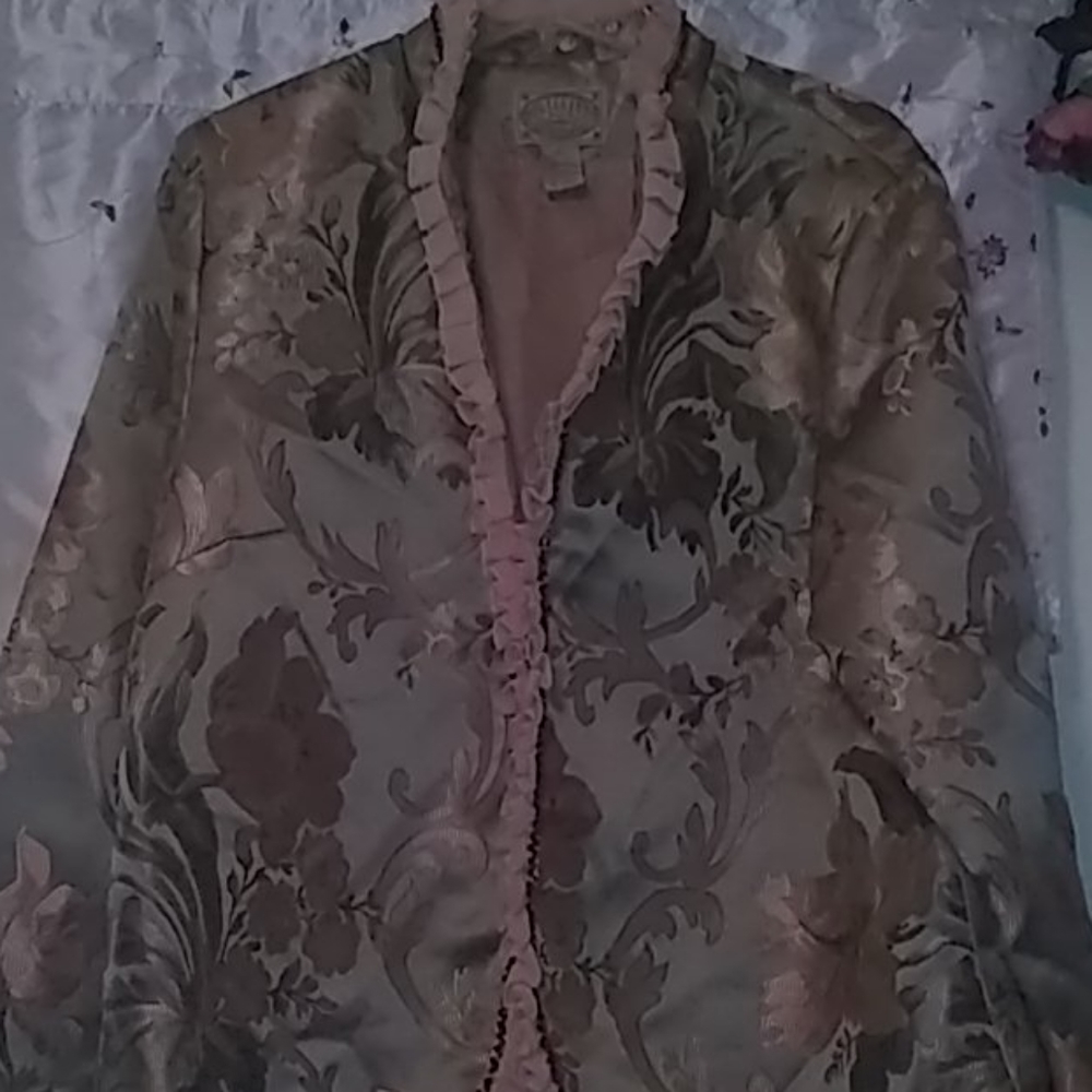 Ladies Tapestry & Sequined Jacket - image 4